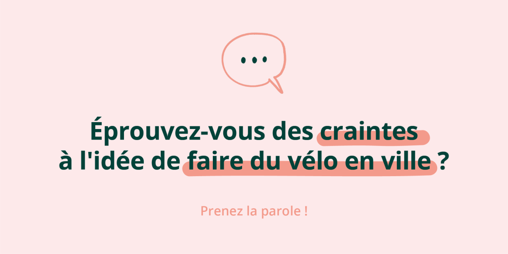 Soro-cité·e·s : Éprouvez-vous des craintes à l&rsquo;idée de faire du vélo en ville&nbsp;?